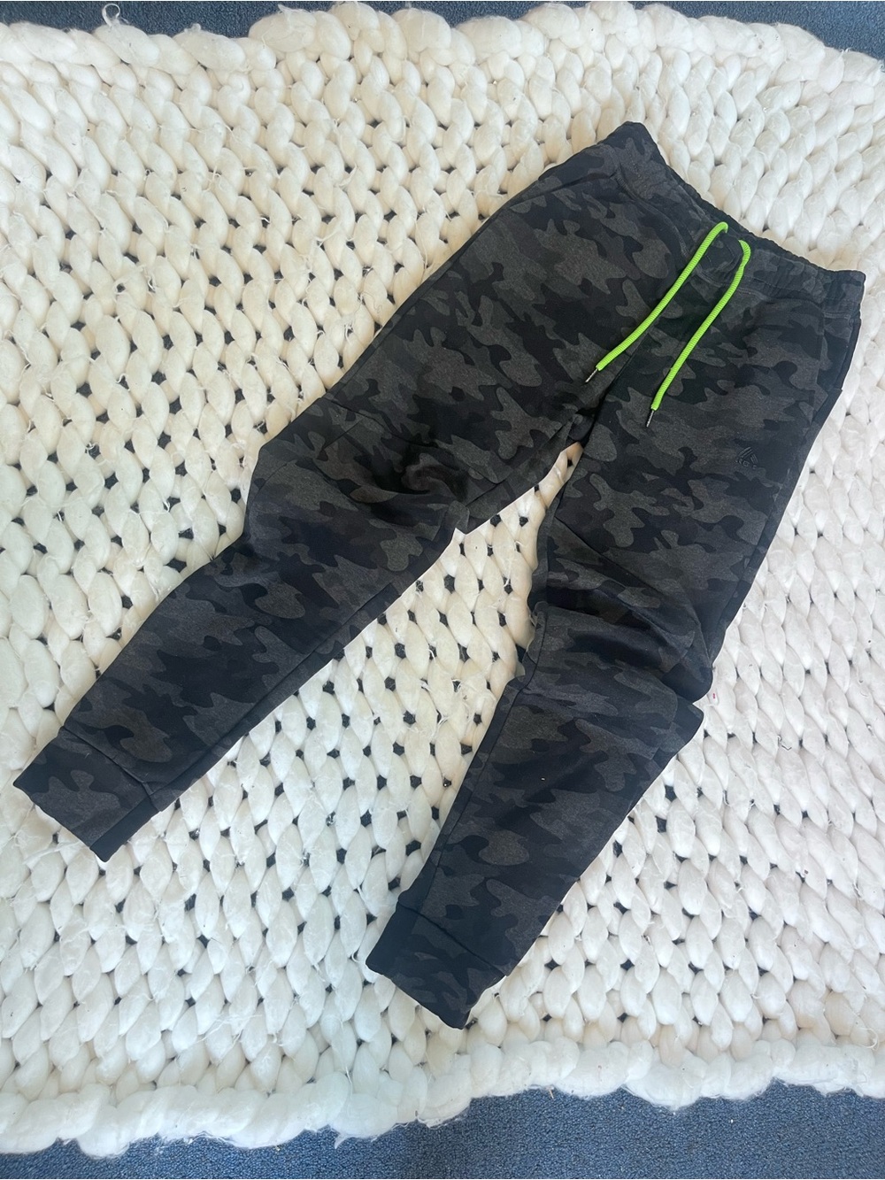 RBX Black and Dark Gray Fleece Joggers